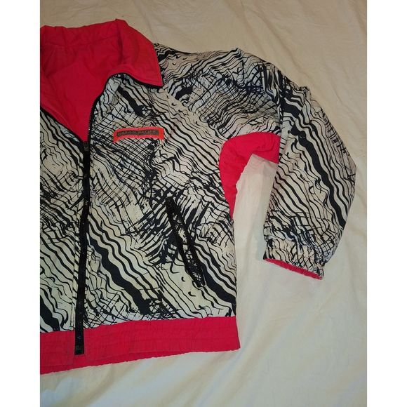 Ocean Pacific 1980's Puffer Jacket Vintage Reversible - Picture 3 of 16